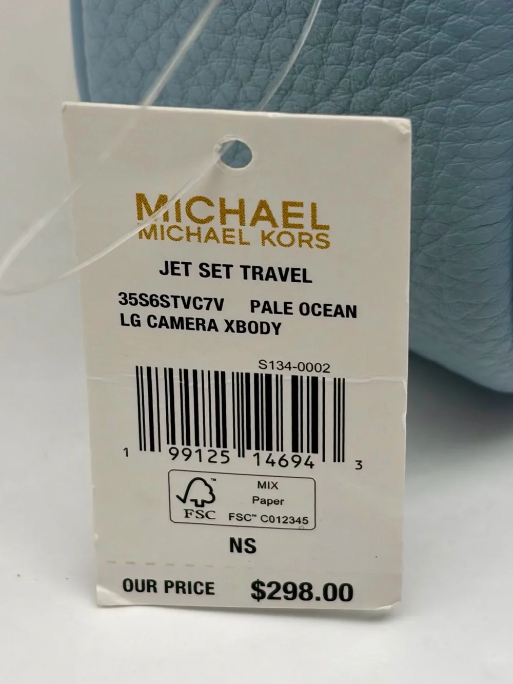 Michael Kors Jet Set Travel Large Debossed Camera Crossbody Bag and Wallet Set